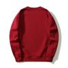 Autumn/Winter Round Neck Solid Color Loose Fit Drop Shoulder Hoodie