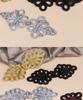 1 Pairs Handmade Chinese Frog Closure Buttons Knot Cheongsam Button Large Gold Wire Button Exquisite Bowknot Dress