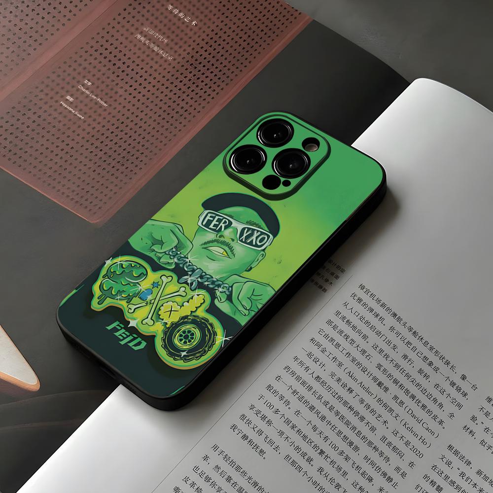 Ferxxo Feid Singer Phone Case For Iphone 15 16 Serene 12 14 Se 2020 2022 Pro Max 11 13 Xr X Xs Plus Funda Shell Cover