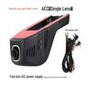 U-Shaped 1080P Hidden Dash Cam with WiFi and 24-Hour Parking Monitoring