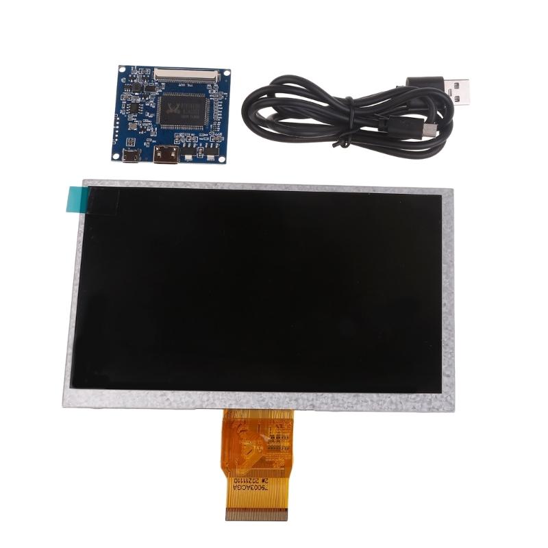Driver Control Board with 7inch 1024x600 Screen Display LCD Monitor Supports HDMIcompatible1.2 for Multiple Devices