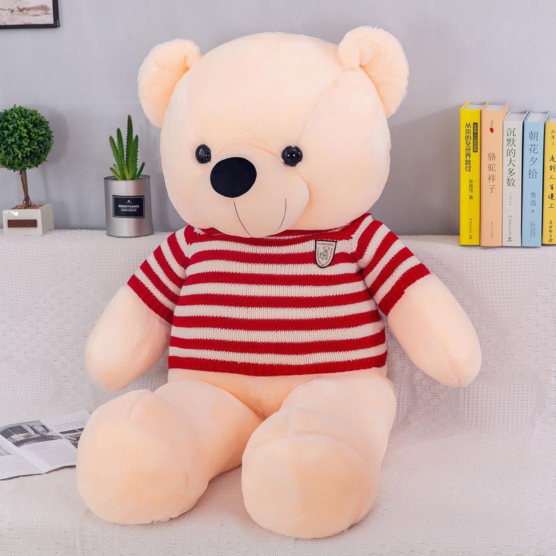 Creative Bow Tie Bear Plush Toy Teddy Bear Doll Large Size Hug Bear Pillow Doll Girl Birthday Gift