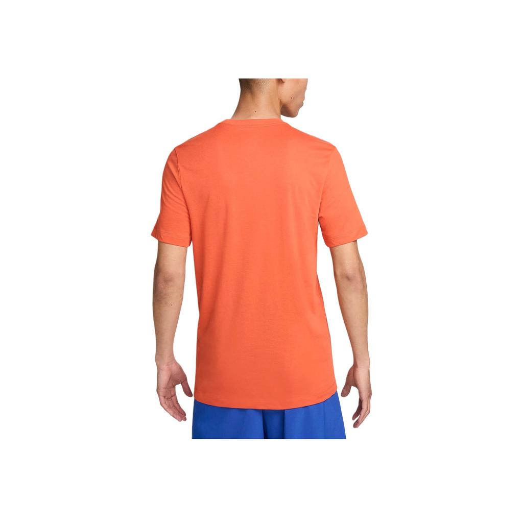 Nike Dri-FIT Logo Print Round Neck Short Sleeve T-Shirt Men Tops Cosmic-Clay FV8373-809