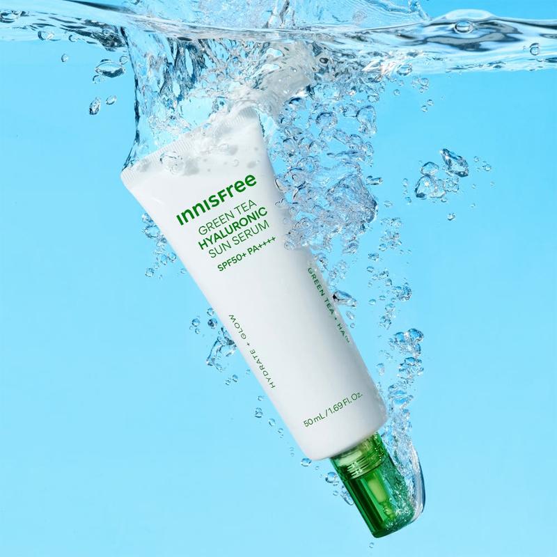 Innisfree Green Tea Hyaluronic Sun Serum SPF 50+ PA++++ 50ml