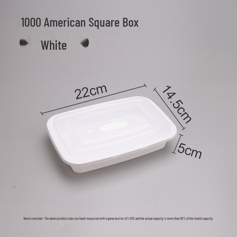 Disposable Plastic Rectangular Food Container