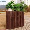 Xiwanhui Outdoor Anti-Corrosion Wood Partition Flower Box with Fence
