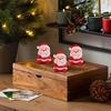 Mini Santa Figurines Christmas Miniature Desktop Decor Collectible Santa Claus Ornament M Icro Landscape Meryy Xmas Decoration