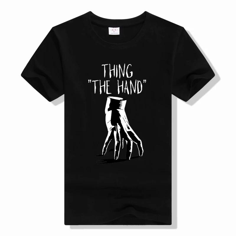 Thing The Hand T Shirt Streetwear Hip Hop Novelty Tshirt ... L