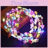 Accesorio para el Cabello de Flor con Luz LED para Novias y Decoraciones de Fiesta Adecuado para Todas las Edades