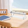 2Pcs Acrylic Multi-Function Display Stand Easy Assembly High Visibility Transparent Desktop Holder Storage Stand