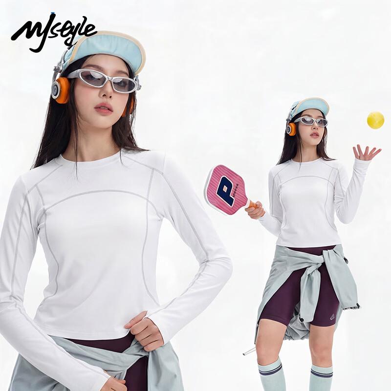 MJ STYLE Women's Quick-Dry UV Protection Long Sleeve Running Top