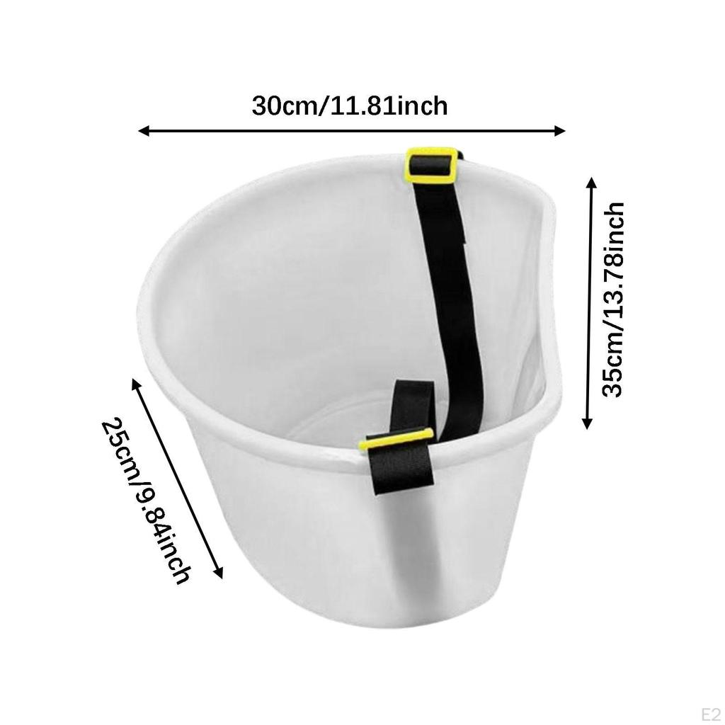 Obstpflückkorb mit verstellbarem Riemen Vielseitiges Leichtes Gartenwerkzeug Pflückeimer für
