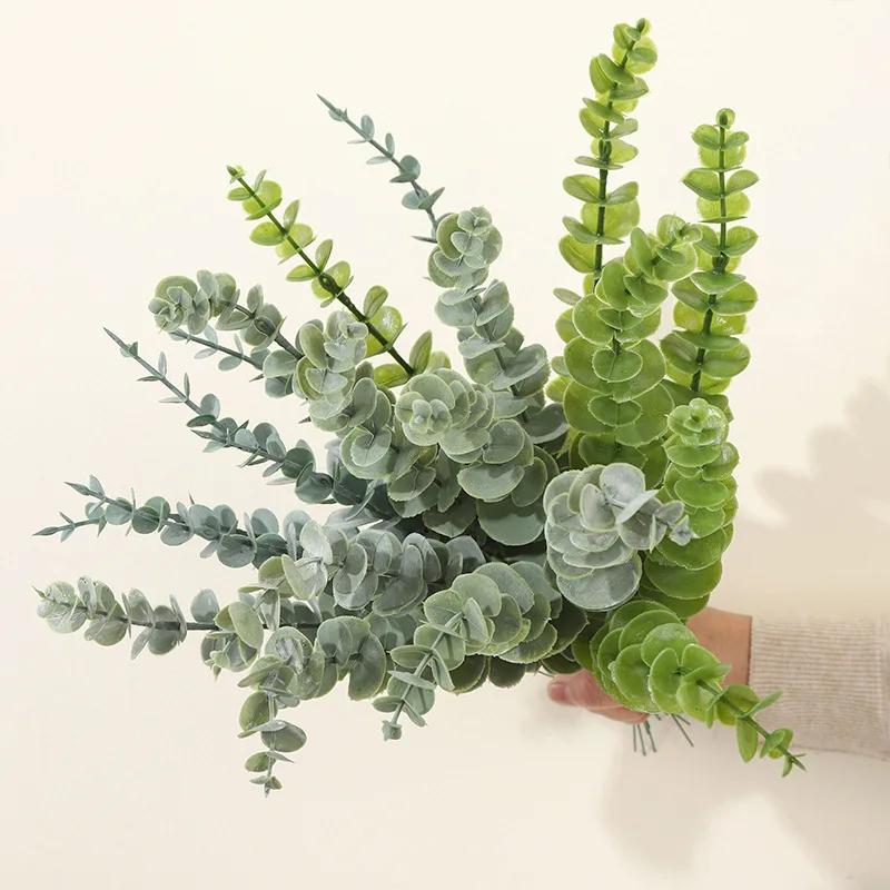 10PCS DIY Artificial Eucalyptus Wall Hanging Decor Greenery Boho Home Decorations Farmhouse Rustic Plants for Wedding