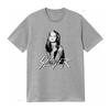 Retro Buffy The Vampire Slayer Black White Print Cool Casual Streetwear T Shirt vintage Washed Stretched Breathable