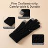 Thickened Winter Knitted Gloves Windproof Wool Gloves Fashion Cycling Gloves  for Men Women