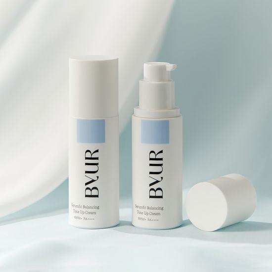 By Your Serum Fit Balancing Tone-Up Cream 40g (Clear/Clear Blue)