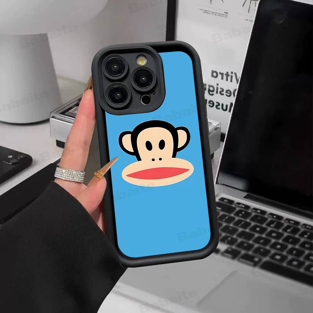 Fashion Logo P-Paul F-Frank Phone Case For IPhone 17 16 15 14 Plus 13 12 11 Pro Max Silicone Cover