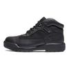 Botas Impermeáveis de Campo para Tornozelo Outdoor Masculinas Botas Pretas A17KY001