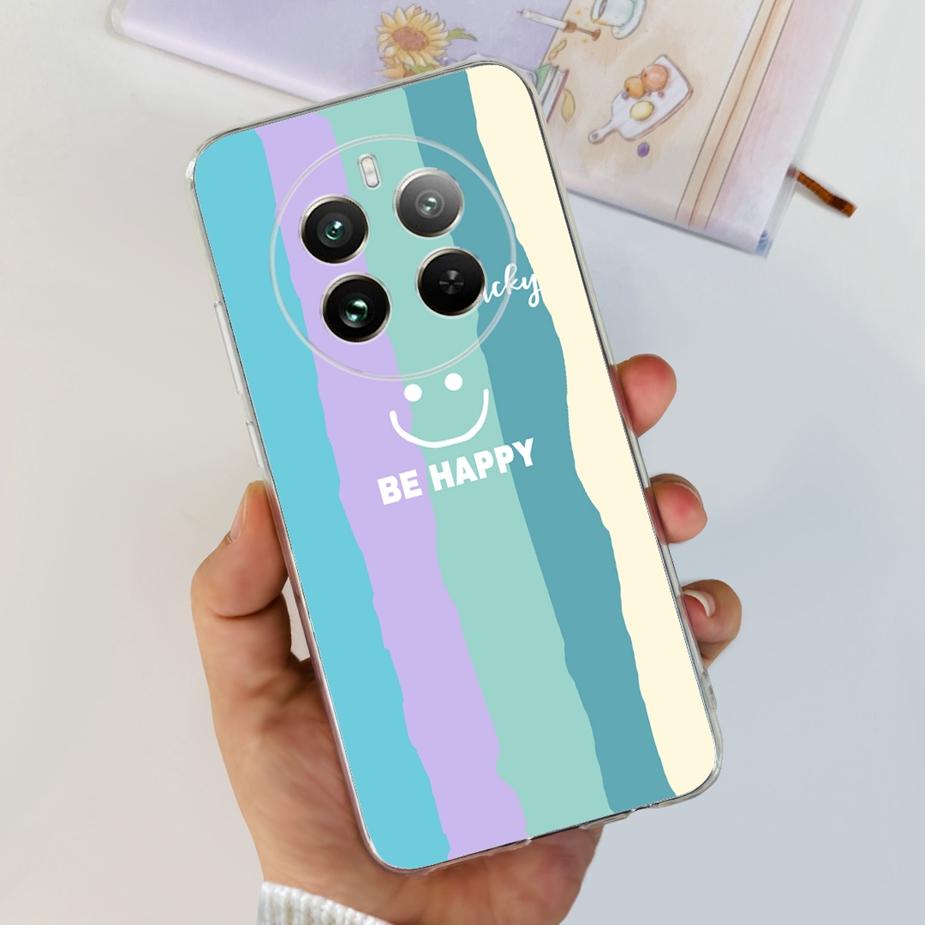 For Realme 12 Pro Plus Case New Fashion Painted Cover Clear Silicone Soft TPU Phone Case For Realme 12 Plus Realme12 Pro + Shell