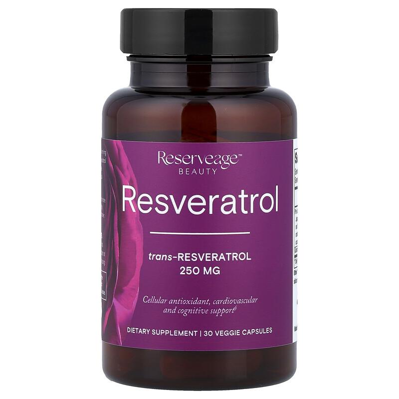 Resveratrol, 30 Veggie Capsules
