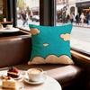 White Cloud Texture Cushion Cover Decorative Cushions Covers Cover Sofa X Pillow  Piece X X Pillowcase