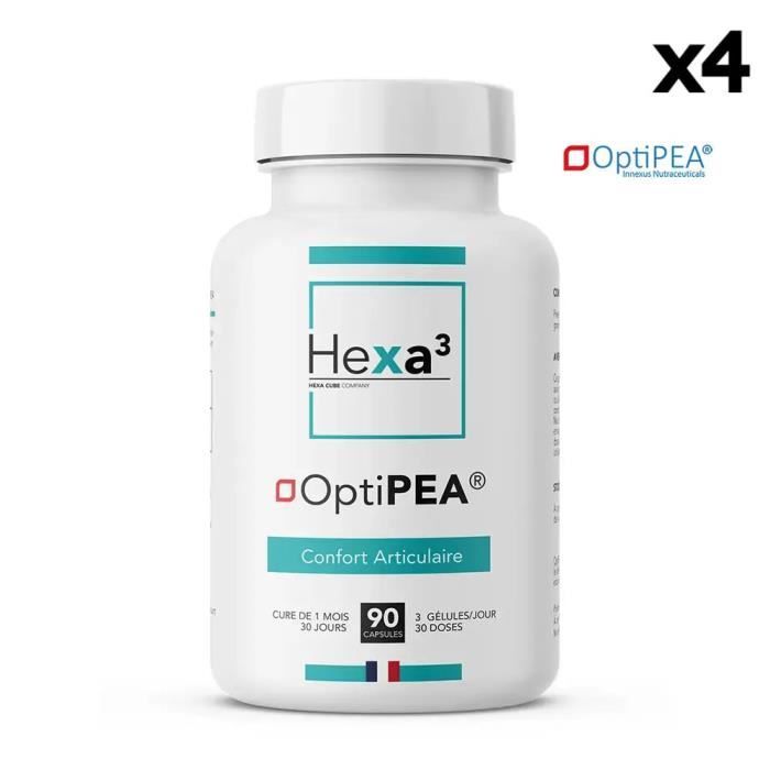 90 Opti PEA Capsules, Chronic Pain 4 Boxes