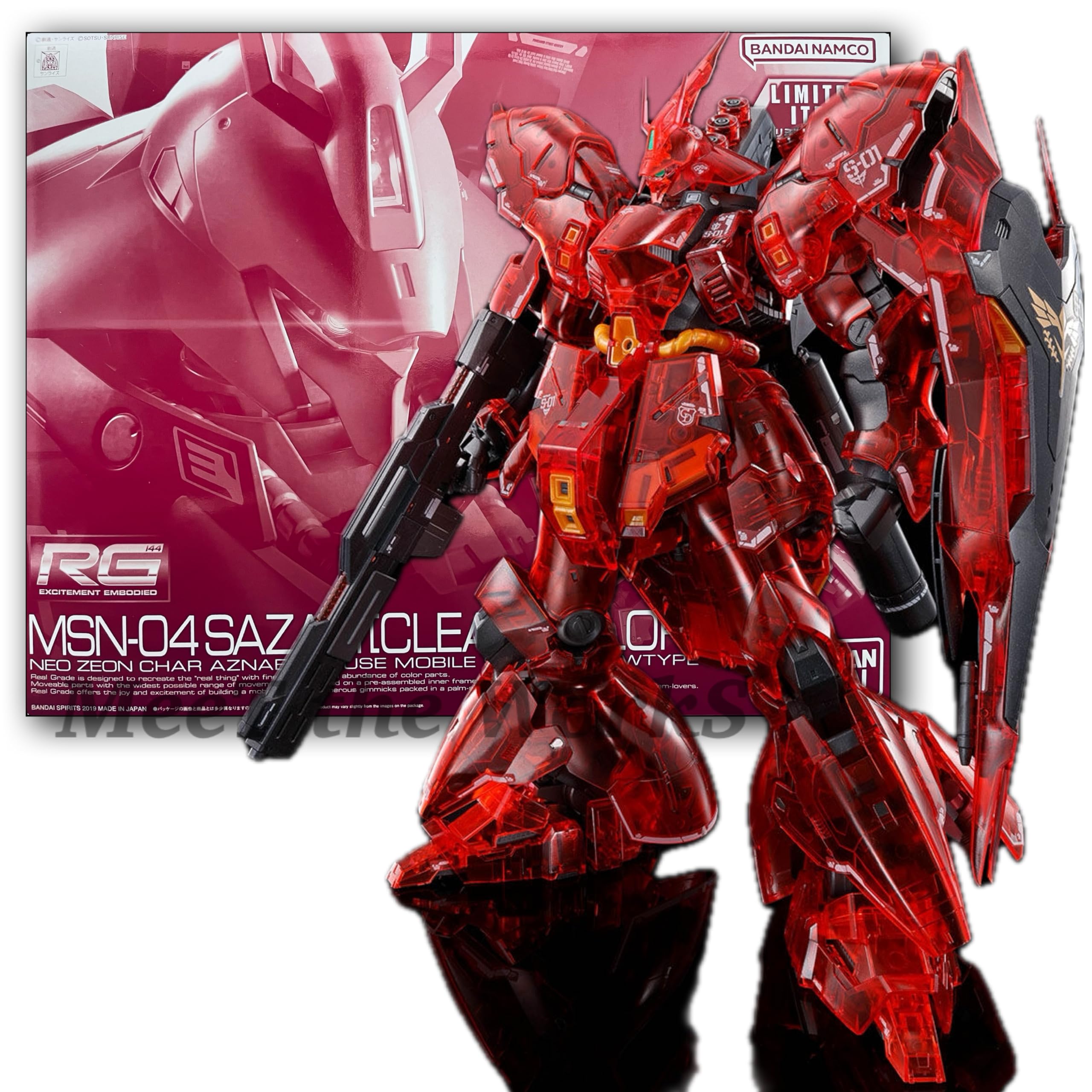 

Sazabi Mobile Suit Counterattack Event Limited Base Limited Plastic Model [RG] 1/144 [Clear Color] Char s