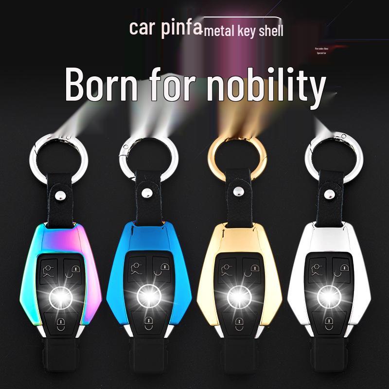 Mercedes Key Shell Cover for 17 Models: Fits GLC, GLA220, 260GLE, 320C200L.