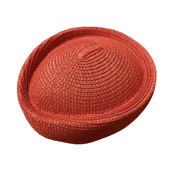 Yousheng Summer Beret Hat, Breathable Natural Straw Hat for Women, Stewardess Hat Headwear, Sun Protection Artistic Painter Hat for Outdoor Daily Wear