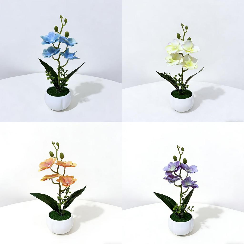 Konstgjord Magnolia i Kruka för Hem- och Kontorsdekor