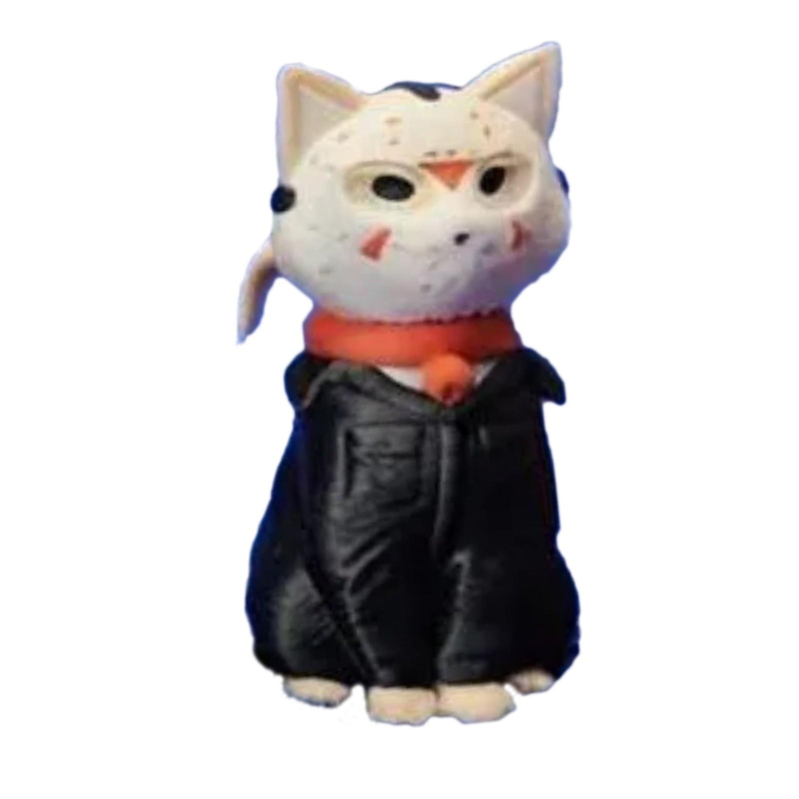 

Кошка Хэллоуин Украшения Животное Миниатюрная Модель Украшение Маленькие Украшения One Size