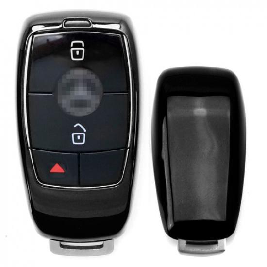 

Chrome Black TPU Key Fob Case For Mercedes E S G C CLA CLS GLB GLC GLE GLS-Class
