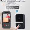 Smart WiFi Doorbell, Built-in Battery - Wireless Security Camera, Easy Home Monitoring, Home Security, Stylish Black Design, Advanced Audio Technology