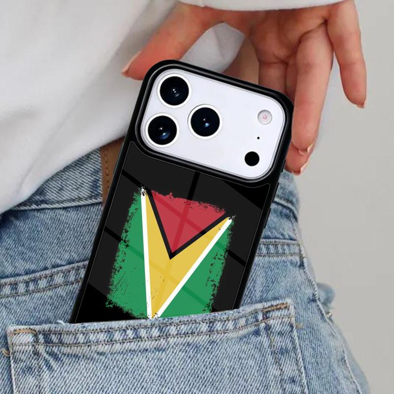 

Guyana Flag Phone Case for iPhone 16e 15 14 13 12 17 Pro Max Plus Air 17pro Cover Coque iPhone Air