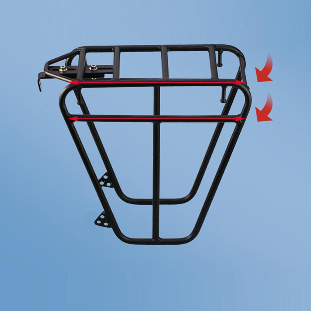 Stable Front Bike Rack Cycling Luggage Carrier for Fishing Fitness Sports Outdoor Travel Backpacking Accessories