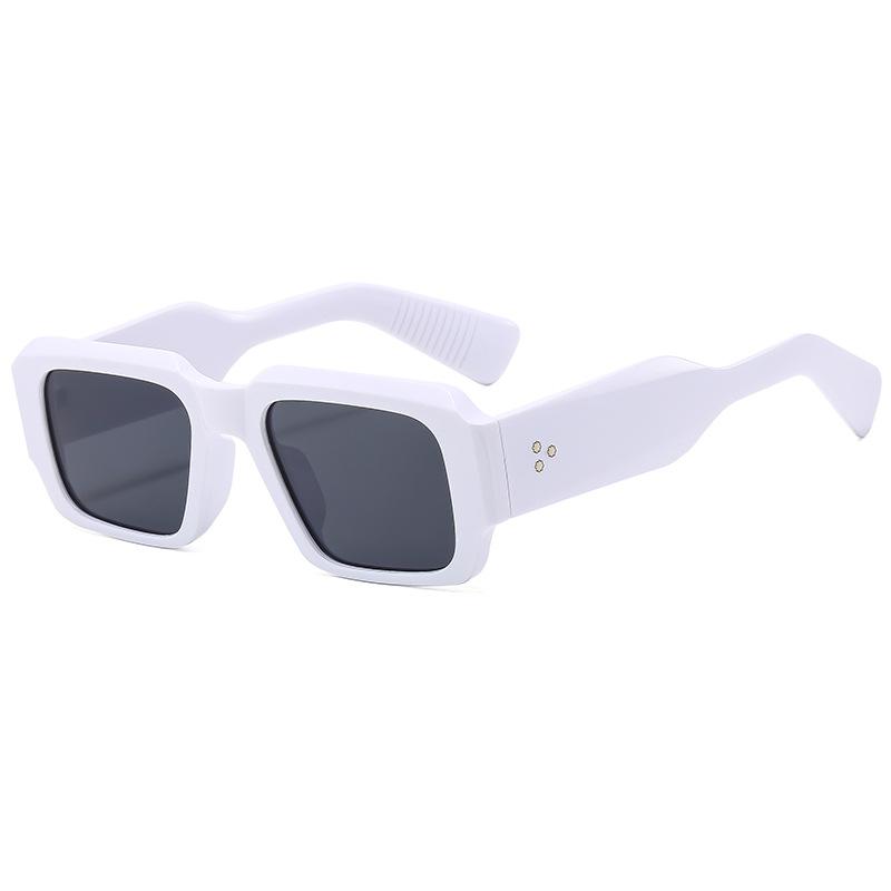 JYL TS Square INS Sunglasses Blue Light Blocking Plain Vision For Daily Wear Z3766