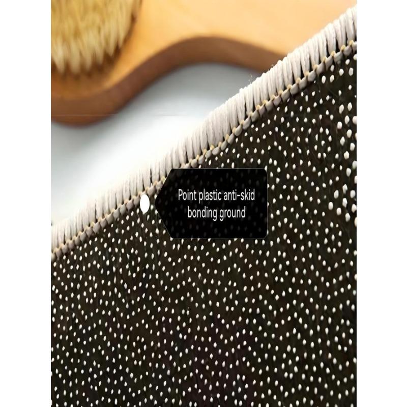 flower floor mat, bathroom absorbent foot mat, bathroom toilet quick-drying door mat, bedroom imitation cashmere carpet