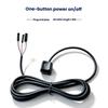Desk ON/OFF Power Switch for Desktop Computer RGB Backlight Mechanical Shaft Key External Remote Start PC Mainboard Reset Button