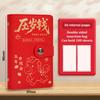 With Password Lock 100 Envelopes Money Saving Challenge Lucky Money Pu Savings Binder Reusable Portable Money Collection Book