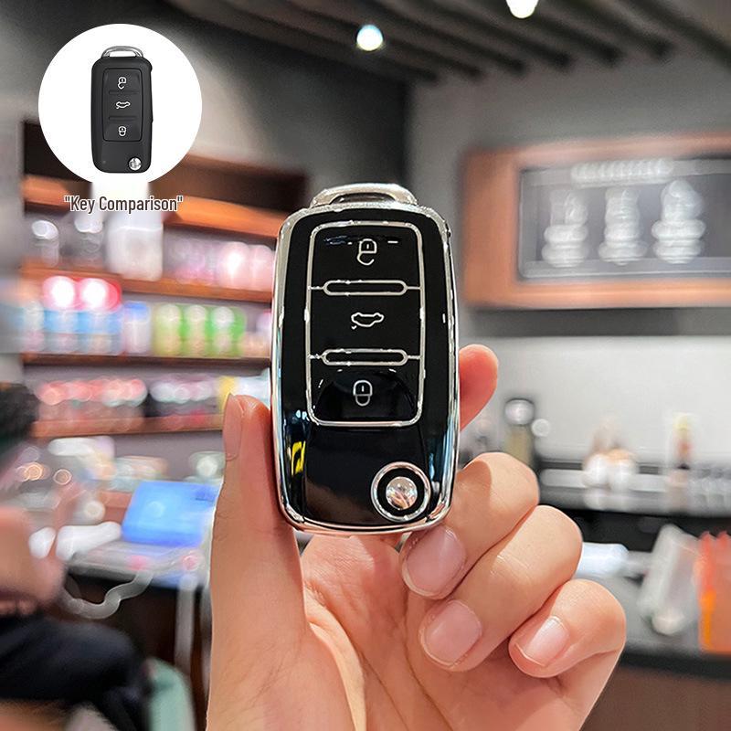 Volkswagen Key Case for Tiguan, Santana, Sagitar, Lavida, Bora, Polo, Golf, Magotan, Passat