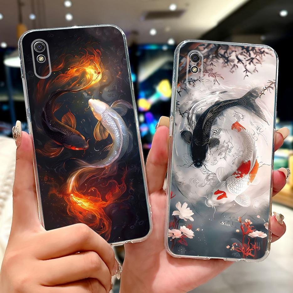 Für Xiaomi Redmi 9A Hülle Neue Mode Bemalte Abdeckung 6,53'' Weiche Dünne Handyhülle Für Xiaomi Redmi 9AT 9A Redmi9A T Rückabdeckung Taschen