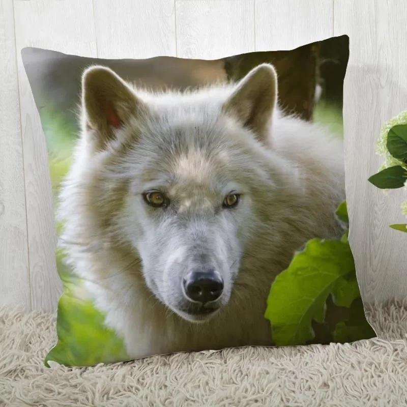 Pillowcase Wolf Pattern Wedding Animal