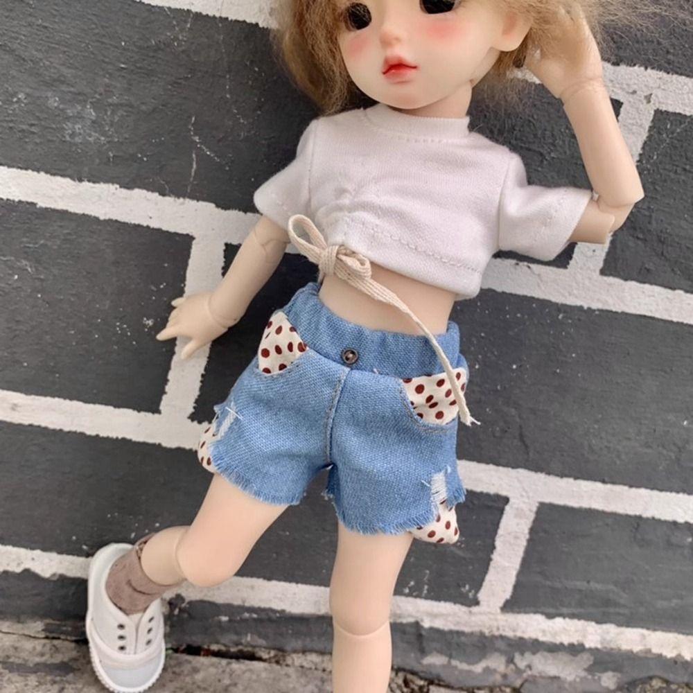 Handmake Knitted Cardigans Fashion Doll Pants Skirt for 1/6 BJD 30cm Dolls