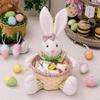 Easter Candy Dish, Bunny Easter Basket, Easter Candy Storage Basket, Gift Box for Table Decor Easte