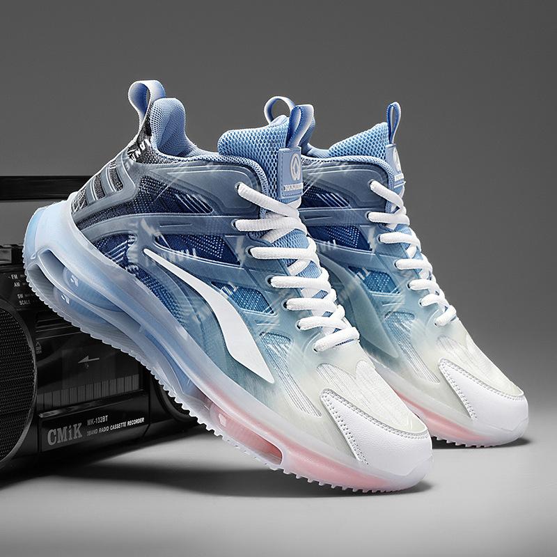 Sneakers high-top spring 2025 new fashion versatile casual shoes trend breathable running shoes men's trendy shoes