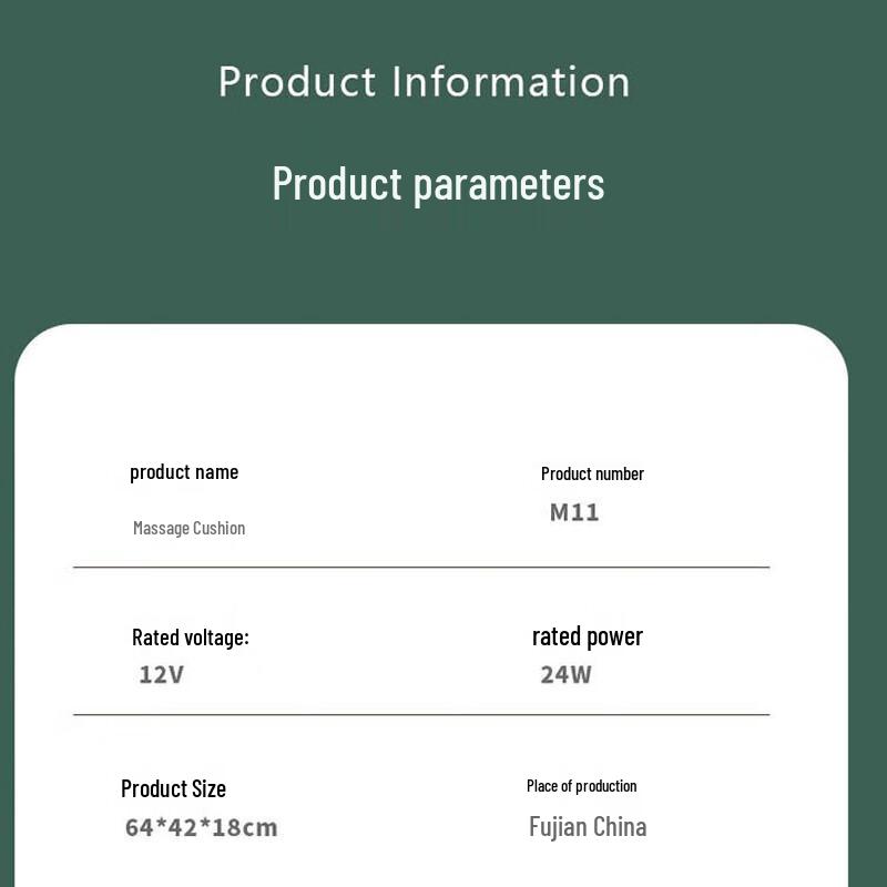 Engelder Four-in-One Neck, Shoulder, Waist & Back Massage Cushion CN plug (adapter included)