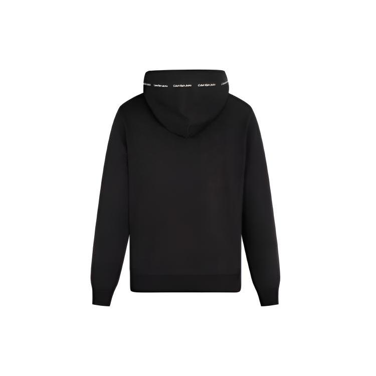 Calvin Klein Sweatshirts Men's Black Hooded (Non-detachable) Moderate Regular J319701-BEH