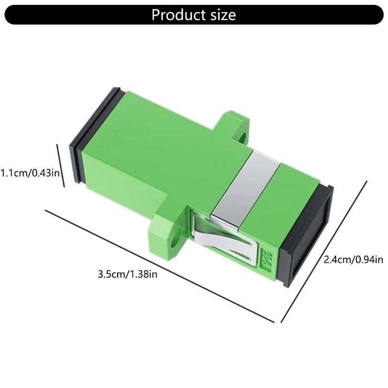 Single Mode Optical Connector Female To Female Simplex Adapter Simple Installs for Reliable internet connection