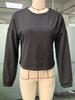 Women's Urban Style Autumn Polyester Pullover: Round Neck, Long Sleeve, Loose Fit