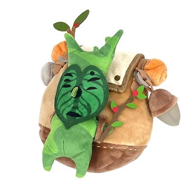 Sanei Boeki The Legend of Tears of the Kingdom Reizende Korok A W22 x x H17cm Pluche Speelgoed ZP04 Zelda (Bruine rugzak) D18.5